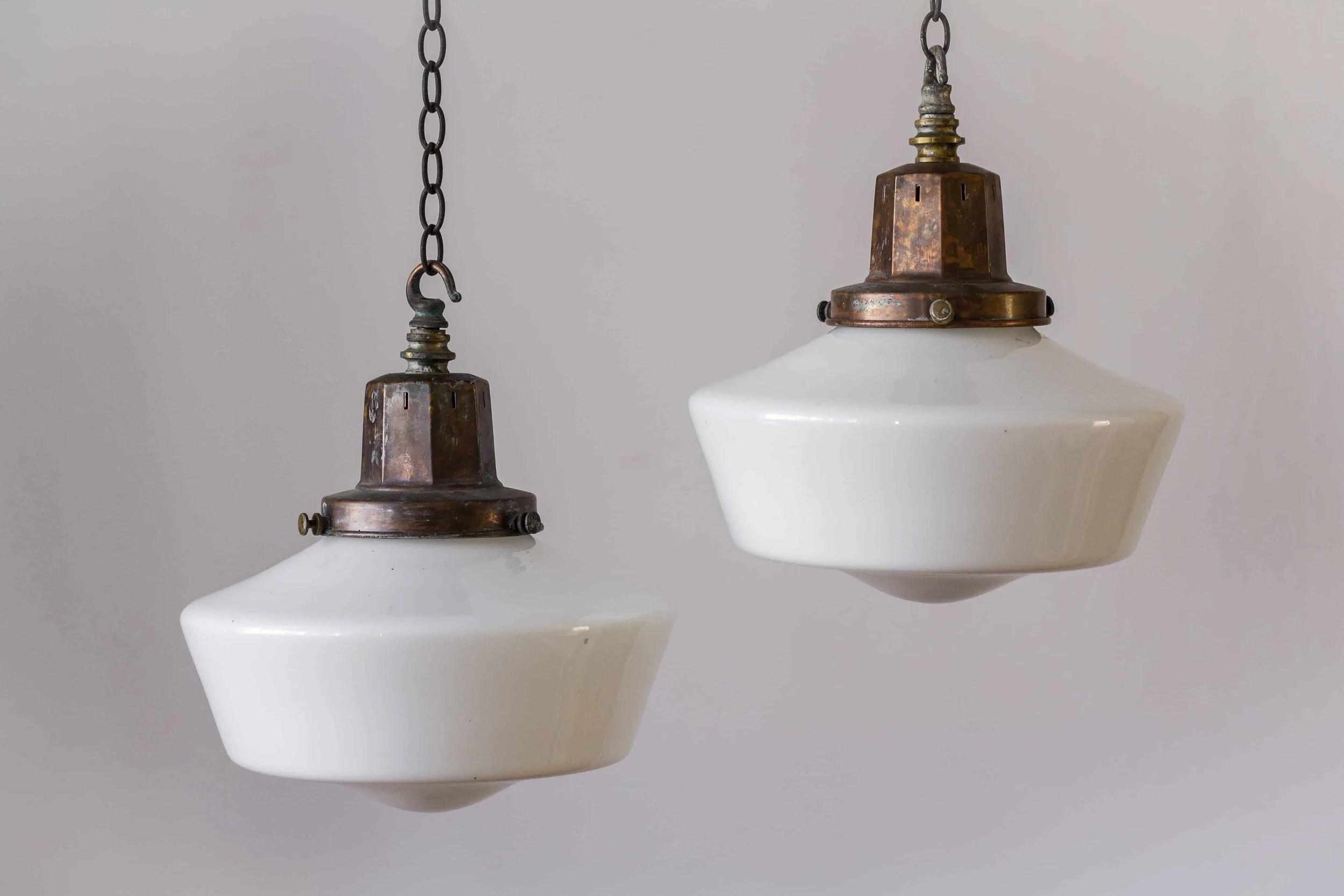 Church Opaline Light Pendants Antiques Workshop Antiques